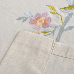 Fragrance Blue Branch Embroidered Curtain 6