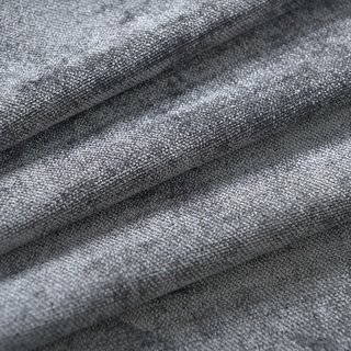 Luxury Gray Chenille Curtain Drapes