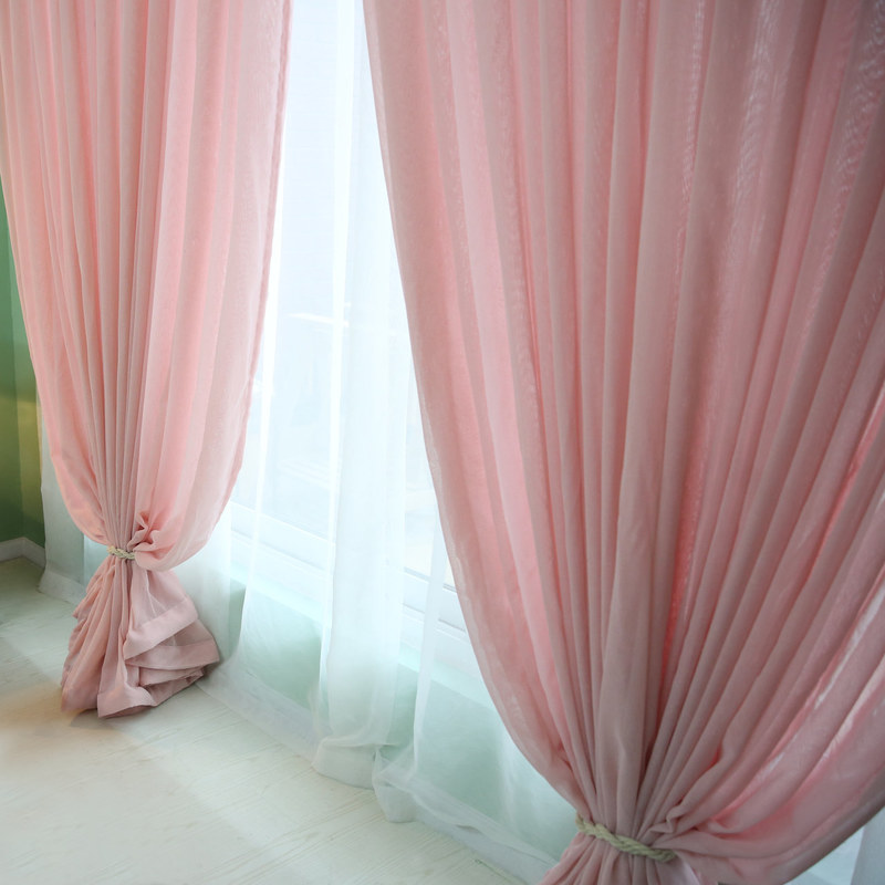Sheer Curtain Notting Hill Pale Blush, Sheer Pink Curtains