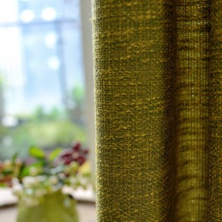 City Style Olive Green Curtain 5