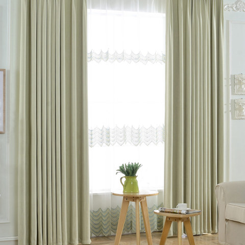 sage green curtains