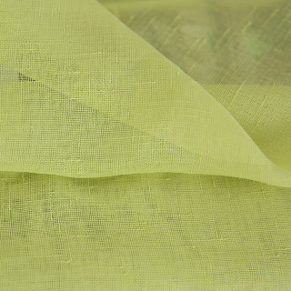 Notting Hill Lime Green Textured Sheer Curtain 5