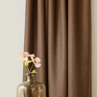 Serene Moment Dark Brown Curtain Drapes 5