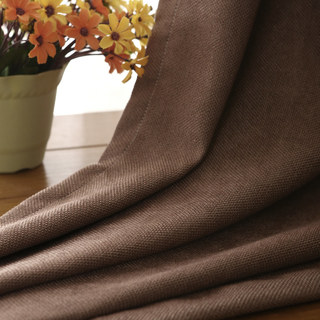Subtle Spring Chocolate Curtain Drapes 6