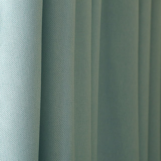 Subtle Spring Turquoise Green Curtain