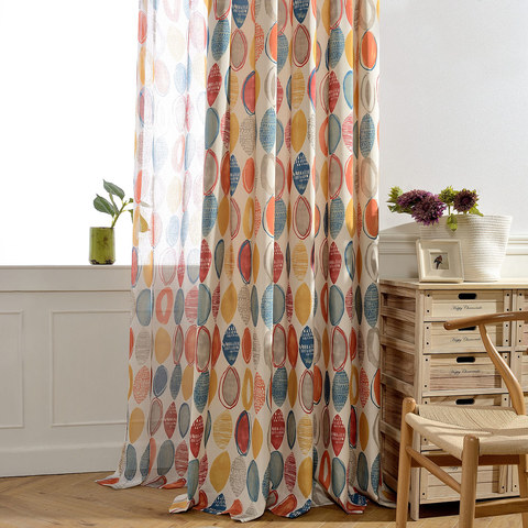 geometric curtains