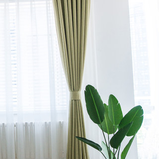 Absolute Blackout Olive Green Curtain Drapes 5