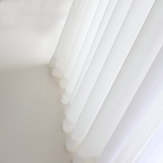 Soft Breeze Brilliant White Chiffon Sheer Curtain 3