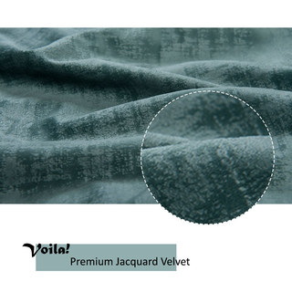 Premium Green Textured Velvet Curtain Drapes 11