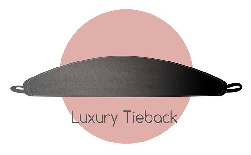 Velcro Tiebacks or Luxury Tiebacks