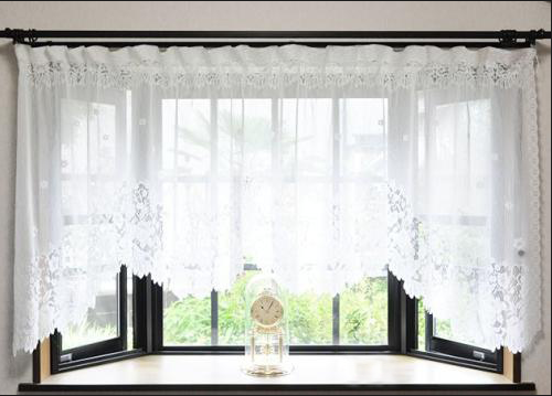 How To Use A Net Curtain Wire Voila, How To Put Up Net Curtains On A Bay Window