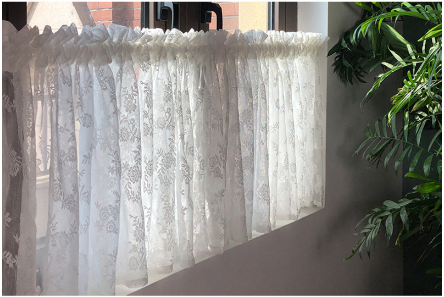 How To Use A Net Curtain Wire Voila, How To Put Up Net Curtains On A Bay Window