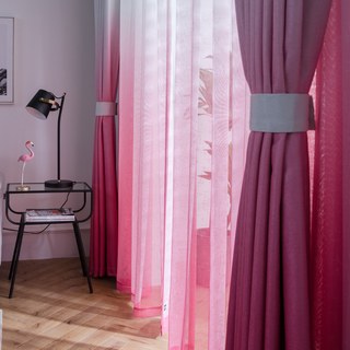 The Perfect Blend Ombre Pink Curtain 3