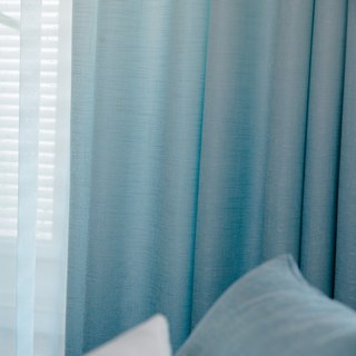 The Perfect Blend Ombre Turquoise Blue Curtain 3