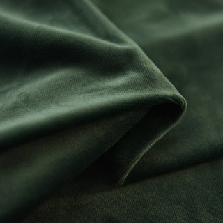 Premium Deep Forest Green Velvet Curtain Drapes 6