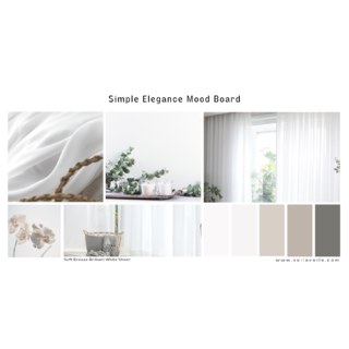 Soft Breeze Brilliant White Chiffon Sheer Curtain 8