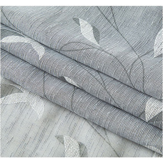 Misty Meadow Gray Branches Sheer Curtain 5