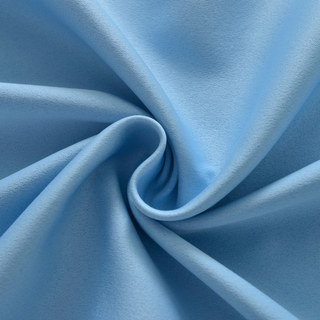 Superthick Baby Blue Blackout Curtain Drapes 11