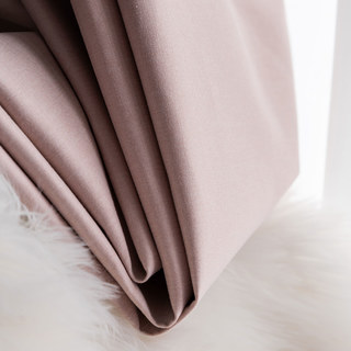 Herringbone Blush Pink 100% Blackout Curtain Drapes 9