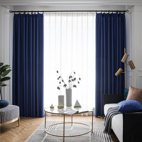 Blue Blackout Curtains