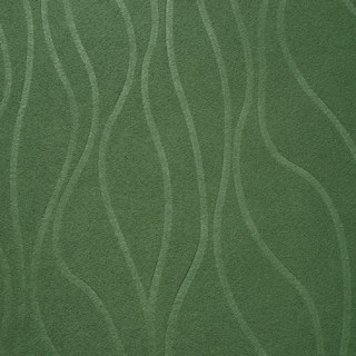 Rippled Waves Superthick Olive Green Blackout Curtain Drape