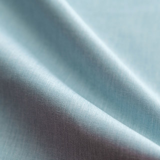 Herringbone Pastel Blue 100% Blackout Curtain Drapes
