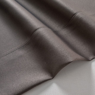 Superthick Dark Gray 100% Blackout Curtain Drapes 15