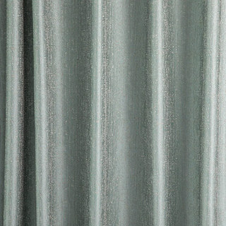 Metallic Fantasy Subtle Textured Striped Shimmering Duck Egg Sage Green Curtain 5