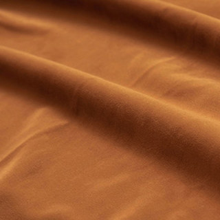 Velvet Microfiber Terracotta Caramel Burnt Orange Curtain