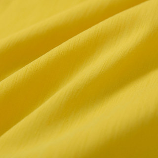 Tuscan Sun Bright Yellow Silky Textured Lightweight Curtain 5