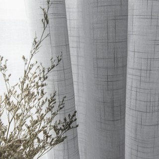 A Touch of Sunshine Gray Semi Sheer Curtain 8