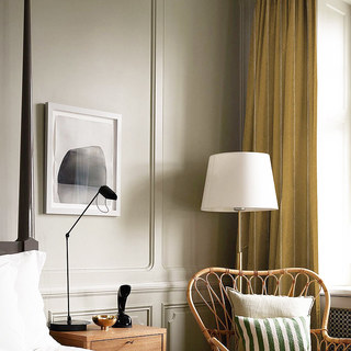 New Look Luxury Art Deco Herringbone Gold Curtain 3