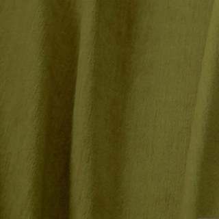 Exquisite Matte Luxury Olive Green Chenille Curtain Drapes 7