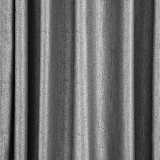 Metallic Fantasy Subtle Textured Striped Shimmering Silver Gray Curtain Drapes 5
