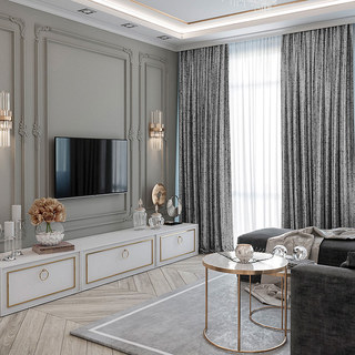 Metallic Fantasy Subtle Textured Striped Shimmering Silver Gray Curtain Drapes 2