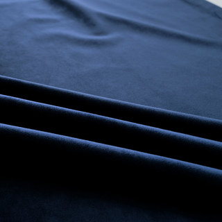 Microfiber Navy Blue Velvet Curtain Drapes