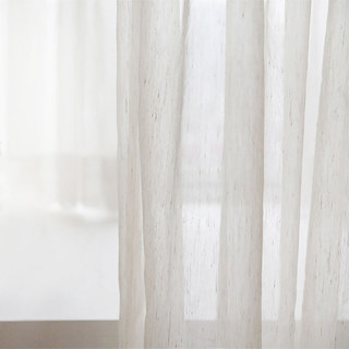 Natural Linen Cotton Blend Sheer Curtain 7