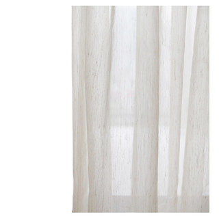 Natural Linen Cotton Blend Sheer Curtain 3