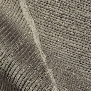 New Look Luxury Art Deco Herringbone Light Brown Taupe & Gold Sparkle Curtain Drapes