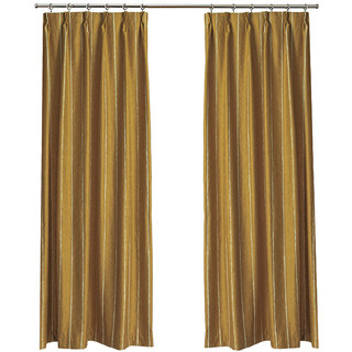New Look Luxury Art Deco Herringbone Mustard Yellow Gold Sparkle Curtain Drapes 7