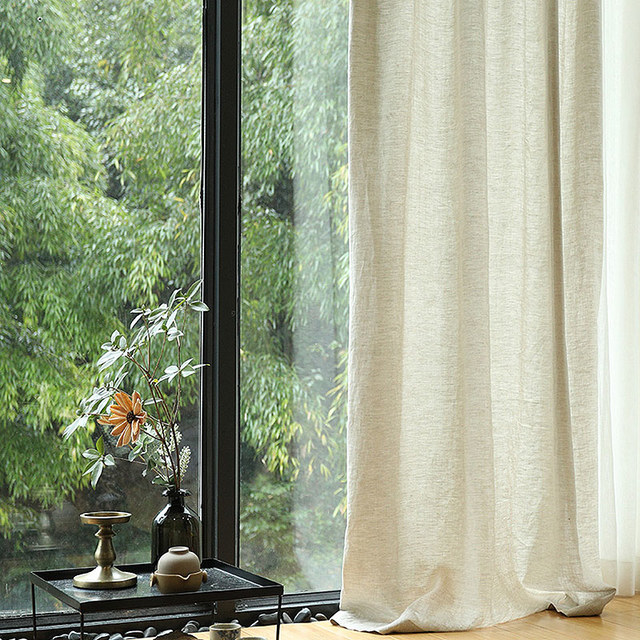 Semi store sheer curtains