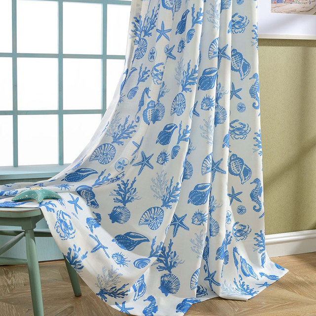 Seaside Spirit Blue Nautical Curtains 1