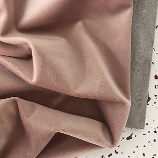 Premium Dusky Pink Velvet Curtain Drapes 6