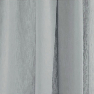 Tuscan Sun Ash Grey Textured Striped Heavy Semi Sheer Curtain 4