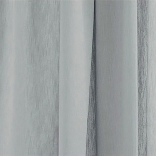Tuscan Sun Ash Grey Textured Striped Heavy Semi Sheer Curtain 4