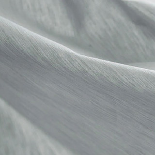 Tuscan Sun Ash Grey Textured Striped Heavy Semi Sheer Curtain 5
