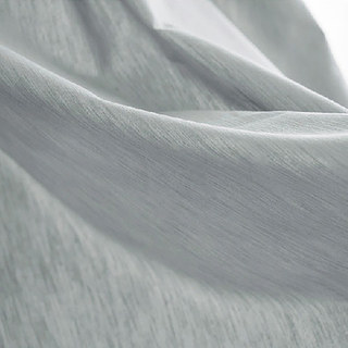 Tuscan Sun Ash Grey Textured Striped Heavy Semi Sheer Curtain 3