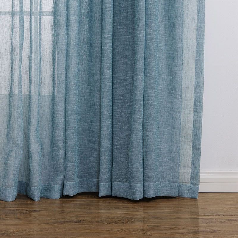 Linen Style Sheer Curtains