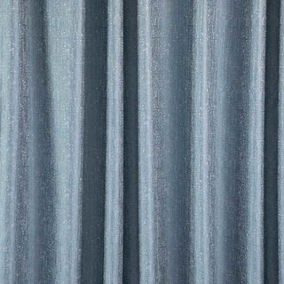 Metallic Fantasy Subtle Textured Striped Shimmering Haze Blue Curtain Drapes 6