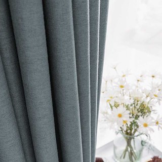 Pine Valley Haze Blue Blackout Curtain Drapes